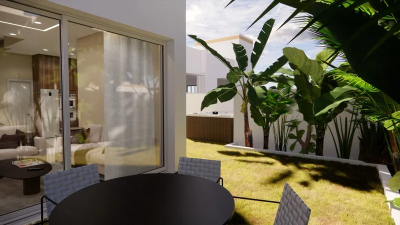 Modern duplex apartment with jacuzzi and garden in Colonia San Jordi 1 — photo 9