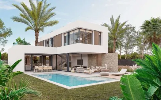 New modern Mediterranean villa with pool and sea views in Cap des Moro near Santanyí — photo 2