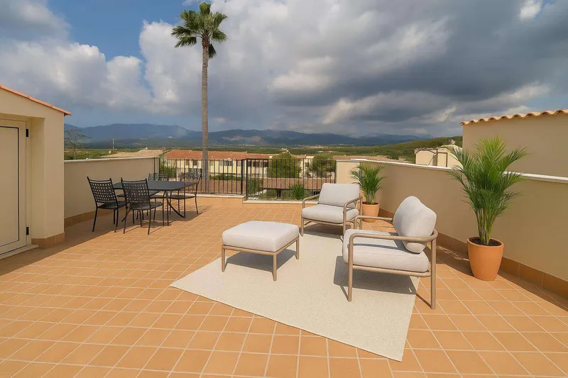 Near Palma: Stylish Newly Built Terraced House with Pool, Roof Terrace & Wonderful Views, Ref. 9447 — photo 8