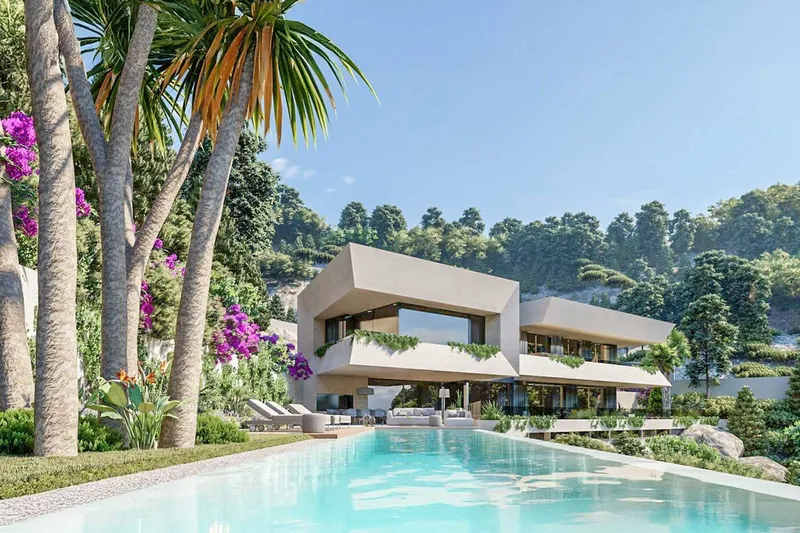Spacious building plot with panoramic views and project for exclusive villa in Son Vida — photo 2