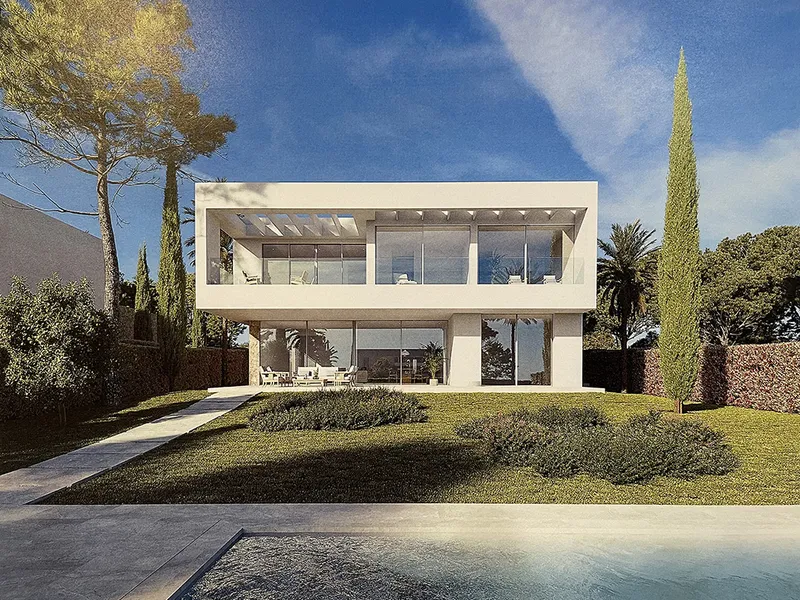 Super luxury villa offering comfort and convenience, with 5 bedrooms, pool and sea views, Sol de Mallorca — photo 1