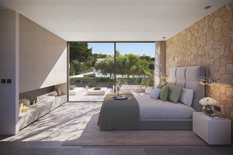 New modern villa under construction in Santa Ponsa Mas — photo 10