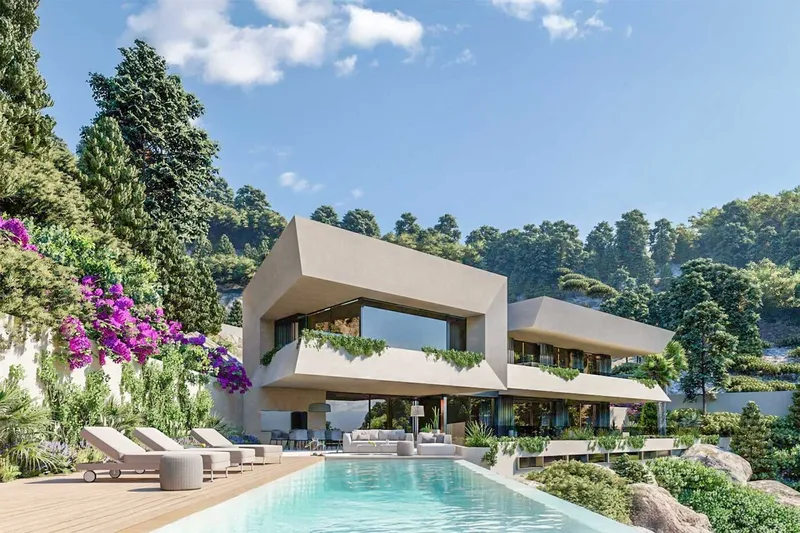 Spacious building plot with panoramic views and project for exclusive villa in Son Vida — photo 5