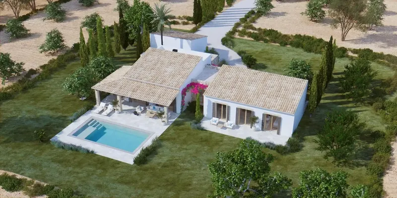 Rustic plot of 42,618 m2 for sale with New Building License granted, for the construction of a single-family house, one story — photo 3