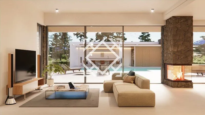 Luxury villa for sale with swimming pool under construction in Llenaire, Puerto Pollensa, Mallorca. — photo 6