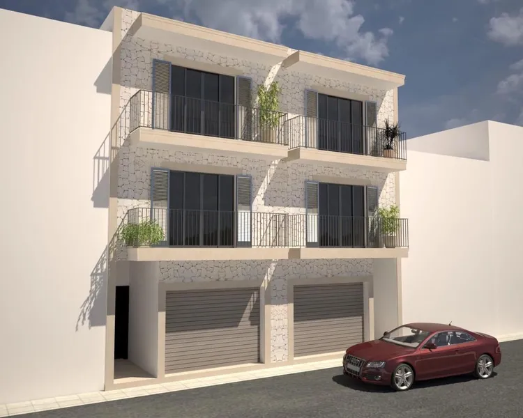 Semi-detached house in Son Macia - exterior view from the pool — photo 2