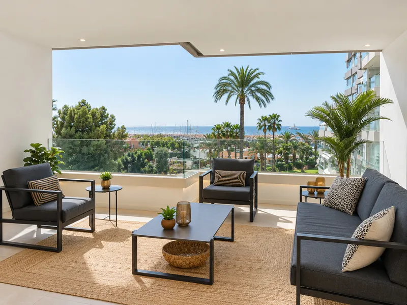 Stunning Contemporary Apartment with Sea Views and Private Terrace in Portals Nous More — photo 2