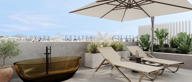 Luxury duplex apartment in Palma with terrace close to the sea — photo 4