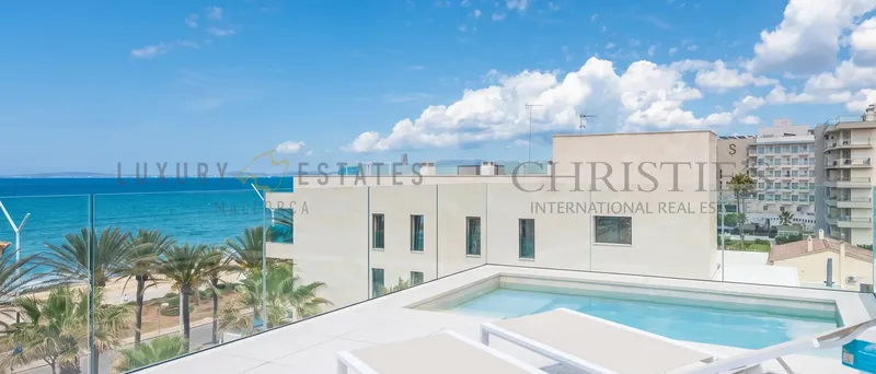 Duplex penthouse in Playa de Palma with pool and sea views — photo 2