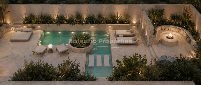 Turnkey town house with pool and garage for sale in Pollensa, North Mallorca — photo 1