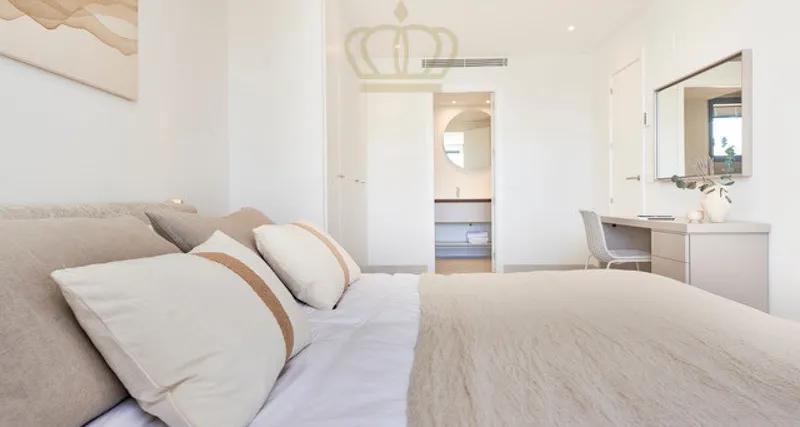 Penthouse with rooftop terrace and sea views near Es Trenc beach — photo 11