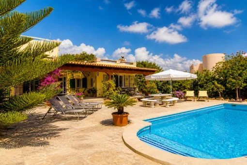 Santanyi, Mediterranean finca-style house with ETV license for 10 people, sea views and pool in the best location of Cap des Moro — photo 3