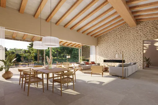 Santa Maria del Cami, new-build finca with views of the Tramuntana mountains and the sea near Santa Maria — photo 7