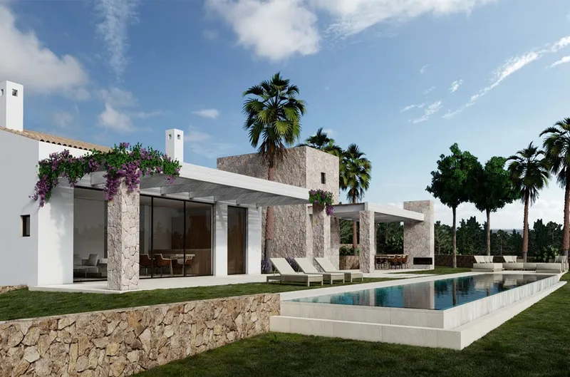 Stylish finca new-build project between Santanyí and Ses Salines — photo 1