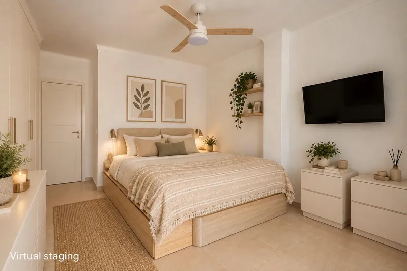 Apartamento en esquina con amplia terraza y vistas al mar en Portinatx — photo 8