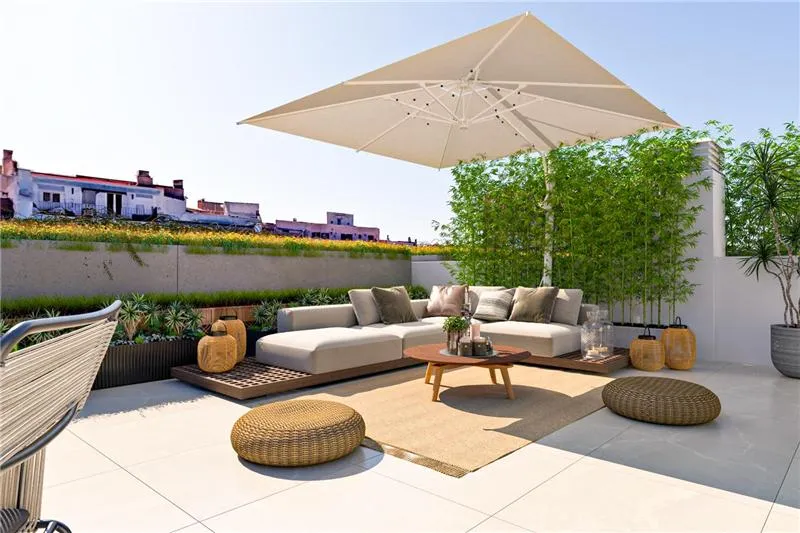 Under construction: New build flat with 128m² terrace near Avenidas — photo 1