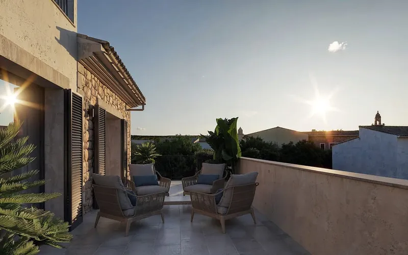 Luxury Village Finca for Sale in Ses Salines Mallorca | Garden, Pool & Timeless Design — photo 9