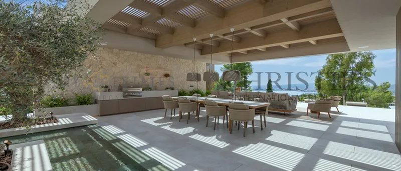 New build luxury villa in Costa d'en Blanes in the southwest of Mallorca with panoramic sea views — photo 7