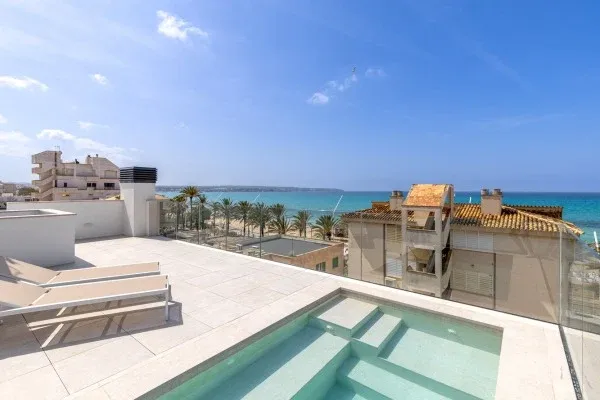 New penthouse with private pool in central beach location on Playa de Palma — photo 1