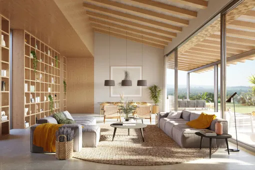 Santa Maria del Cami, new-build finca near Santa Maria on the edge of the Tramuntana mountains with sea views — photo 5