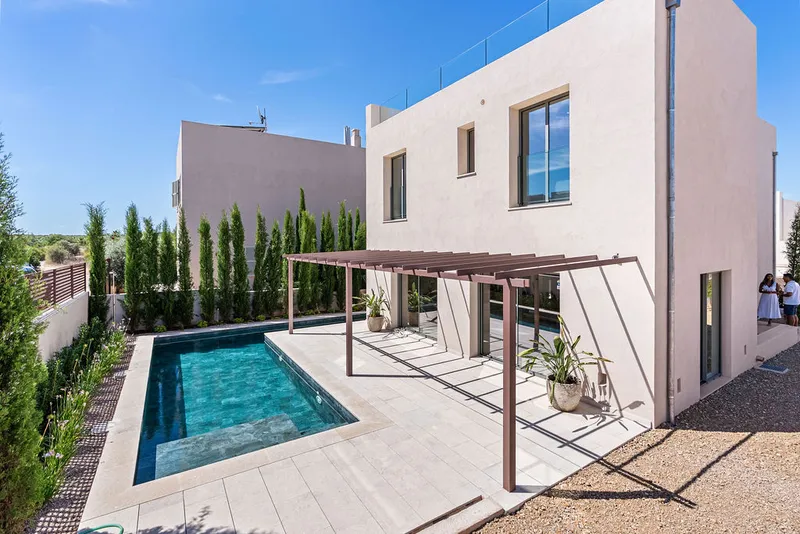 Modern new-build villa with pool and panoramic views in Colonia de Sant Pere — photo 7