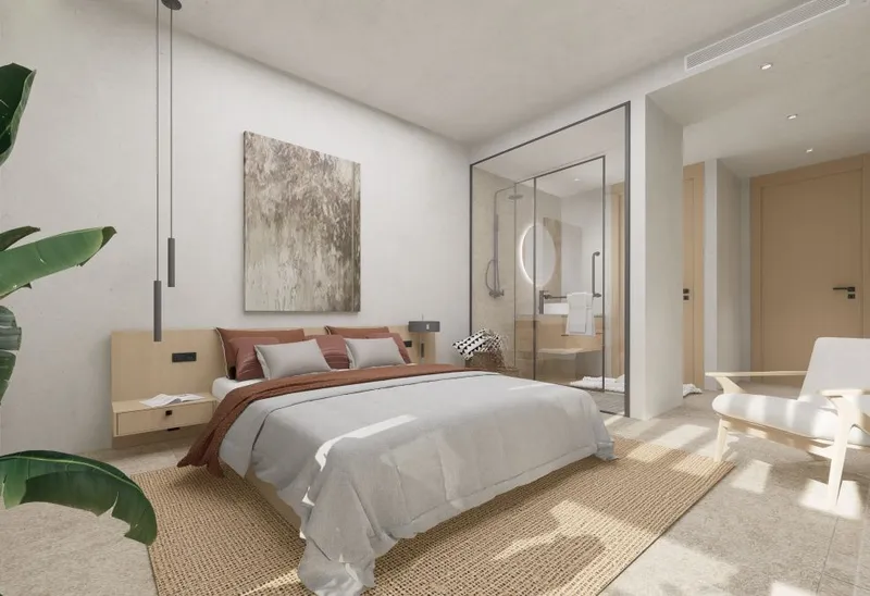 Luxurious and modern newly built apartments with communal pool, parking and storage room — photo 12