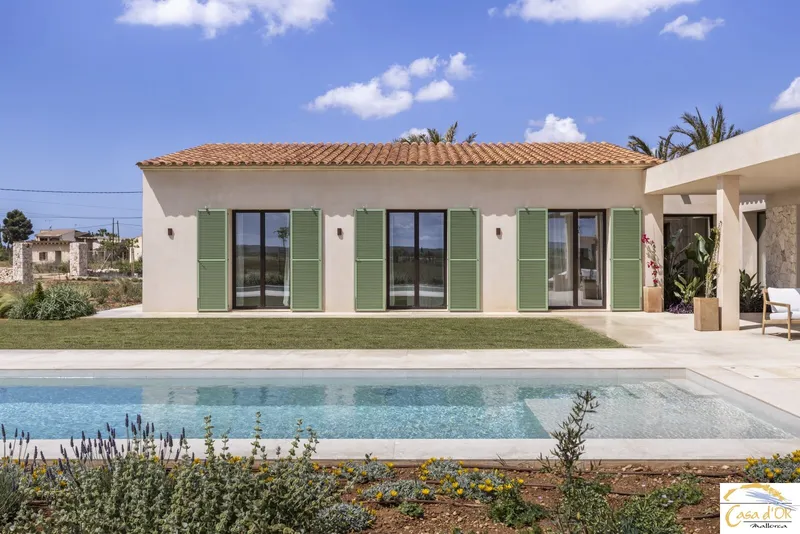Contemporary Luxury Finca with Saltwater Pool and Panoramic Views near Es Trenc — photo 1