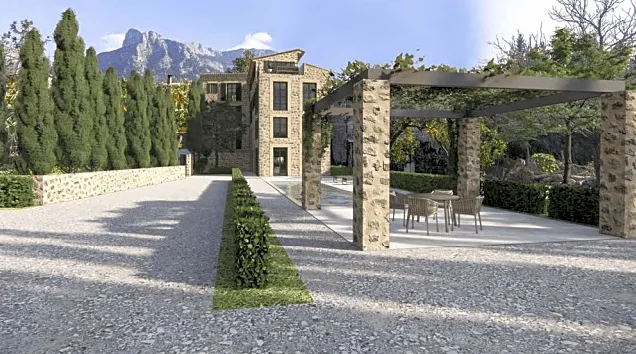 Stone house new construction project — photo 1
