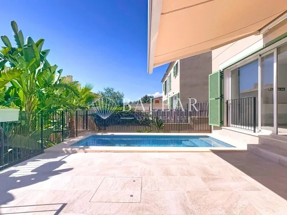 Semi-detached villa with private pool and garden in Sa Cabaneta — photo 2