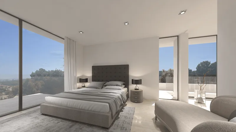 Modern villa with sea views in El Toro — photo 11