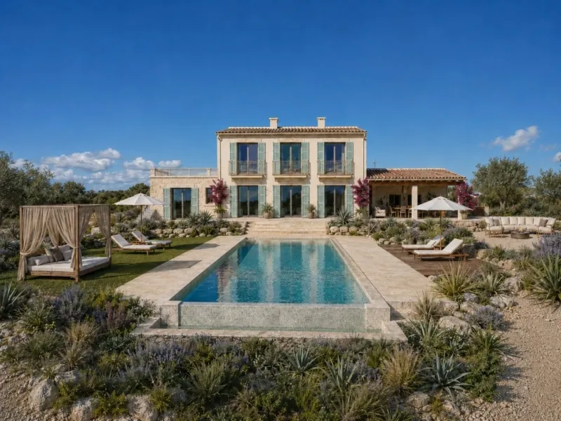 Exclusive newly built finca in a quiet location near Santanyi — photo 1