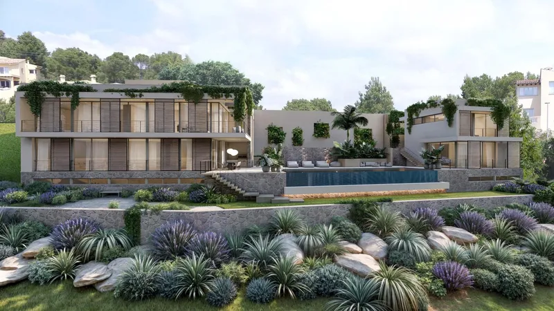 Exclusive plot with luxury villa project “El Garballo” featuring sea views in Puerto de An — photo 1