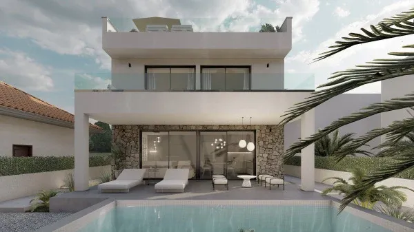 Exclusive new villa with private pool near the dream beach of Es Trenc — photo 1