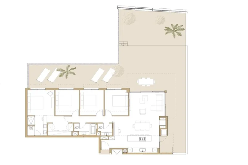 Palma: Modern ground floor apartment with private pool — photo 6