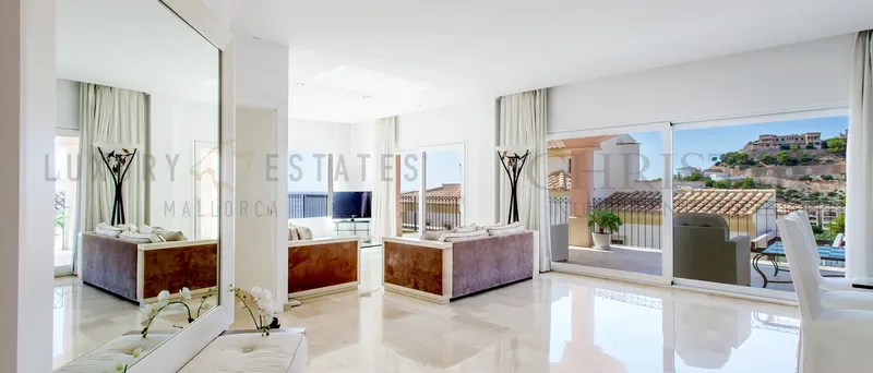 Las Milanas apartment in Port Andratx with garden and sea view — photo 2