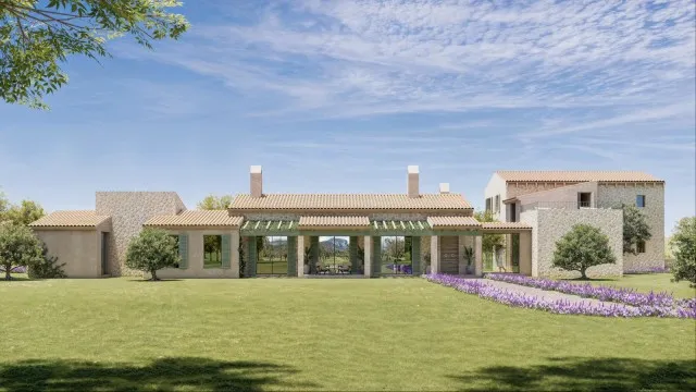 Plot with approved project and license for sale in Binissalem, Central Mallorca — photo 8