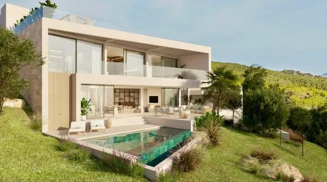 Luxury villa with panoramic views for sale in Camp de Mar, Southwest Mallorca — photo 1