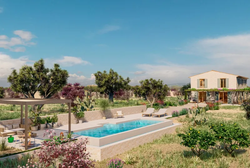 Newly built country house between Santa María and Alaró — photo 1