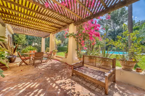 Bonaire, unique villa with large pool, tropical garden and views over Pollensa Bay — photo 4