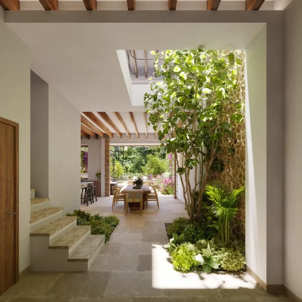 Building project for 3 upscale townhouses with pool — photo 9