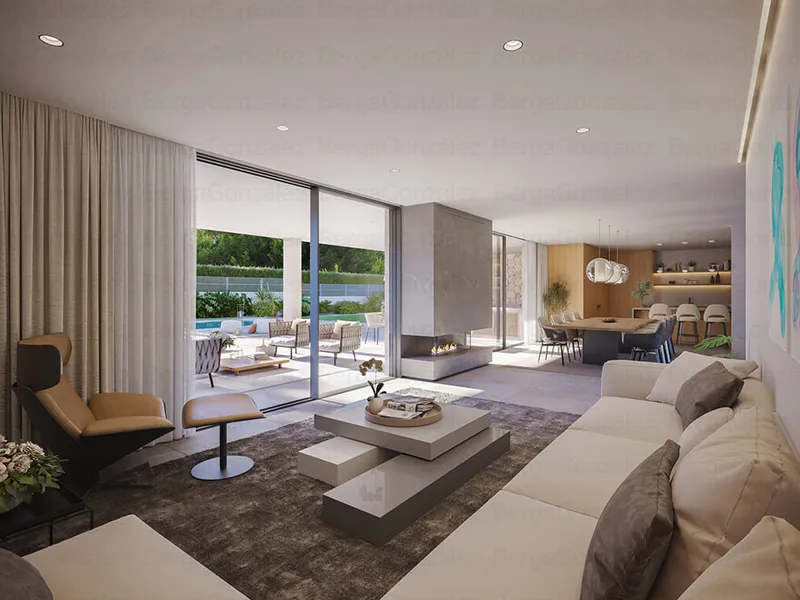 New modern villa under construction in Santa Ponsa Mehr — photo 12