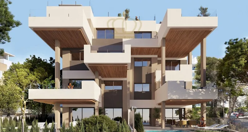 Beautiful garden apartment in a new development on the beach of Canyamal in Mallorca — photo 7