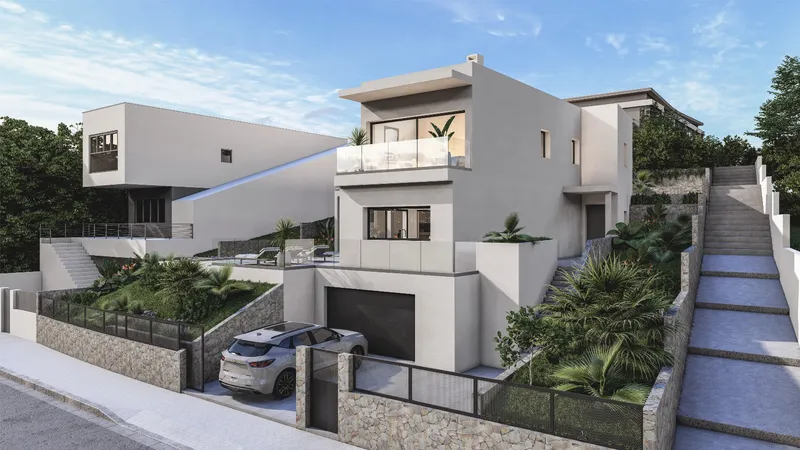 Plot in Son Servera - Project for a modern villa with pool — photo 10