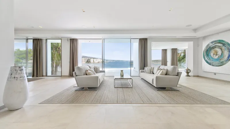 Luxurious villa in first sea line of Cala Vinyas with views to Sa Porrassa — photo 3