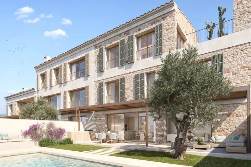 New build townhouse with private spa and spacious terraces in Santanyí — photo 10