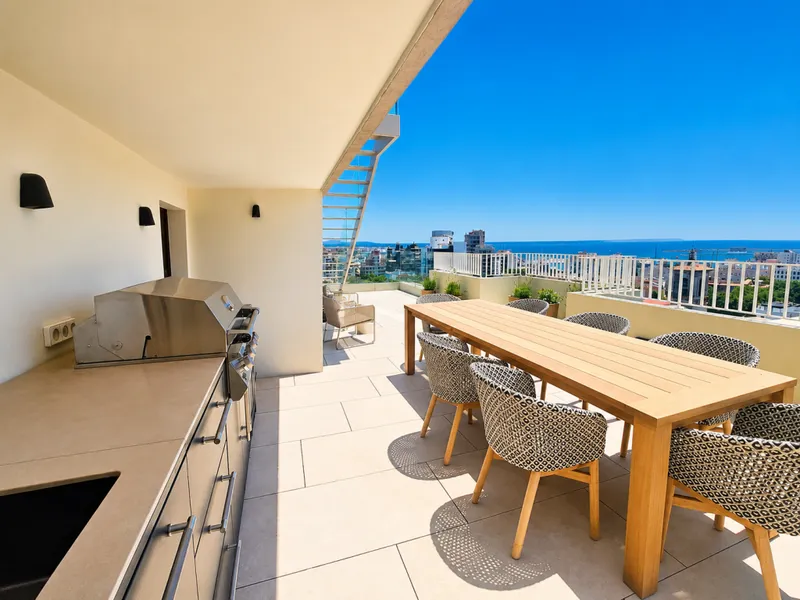 Ref. 2110: Spectacular duplex penthouse with sea views in Palma Son Armadams, for sale — photo 7