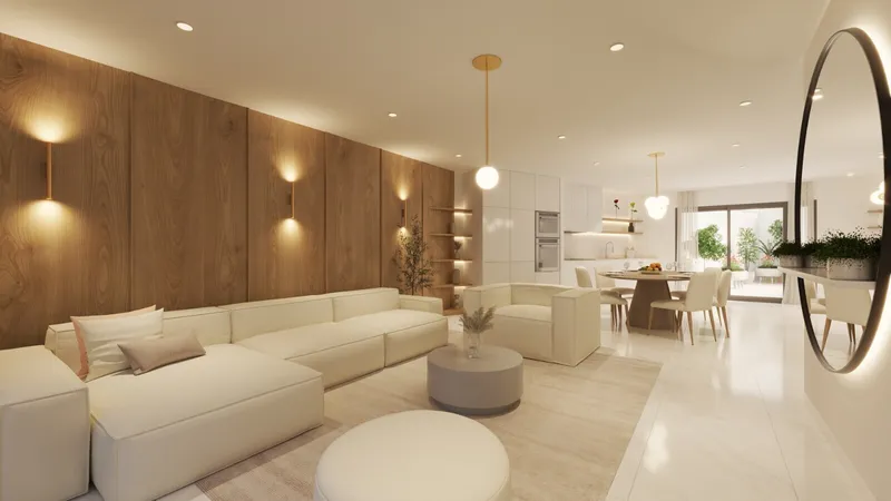 Townhouse with garage and roof terrace near the port of Colonia Sant Jordi — photo 1