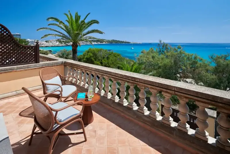 Exclusive first-line sea view villa for rent near Son Moll beach in Cala Ratjada, recently renovated — photo 6