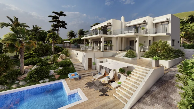 Under construction! Luxury villa in Santa Ponsa with fantastic views of the bay — photo 2