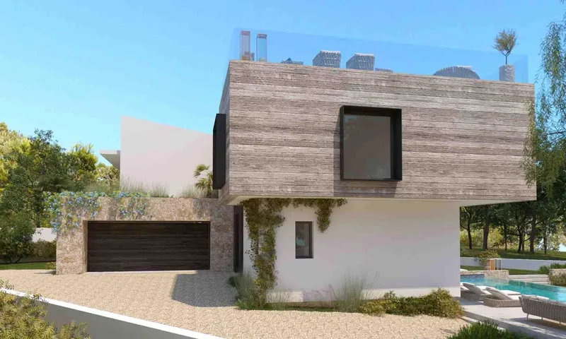 Modern project of contemporary style villa Cala Vinyas — photo 3